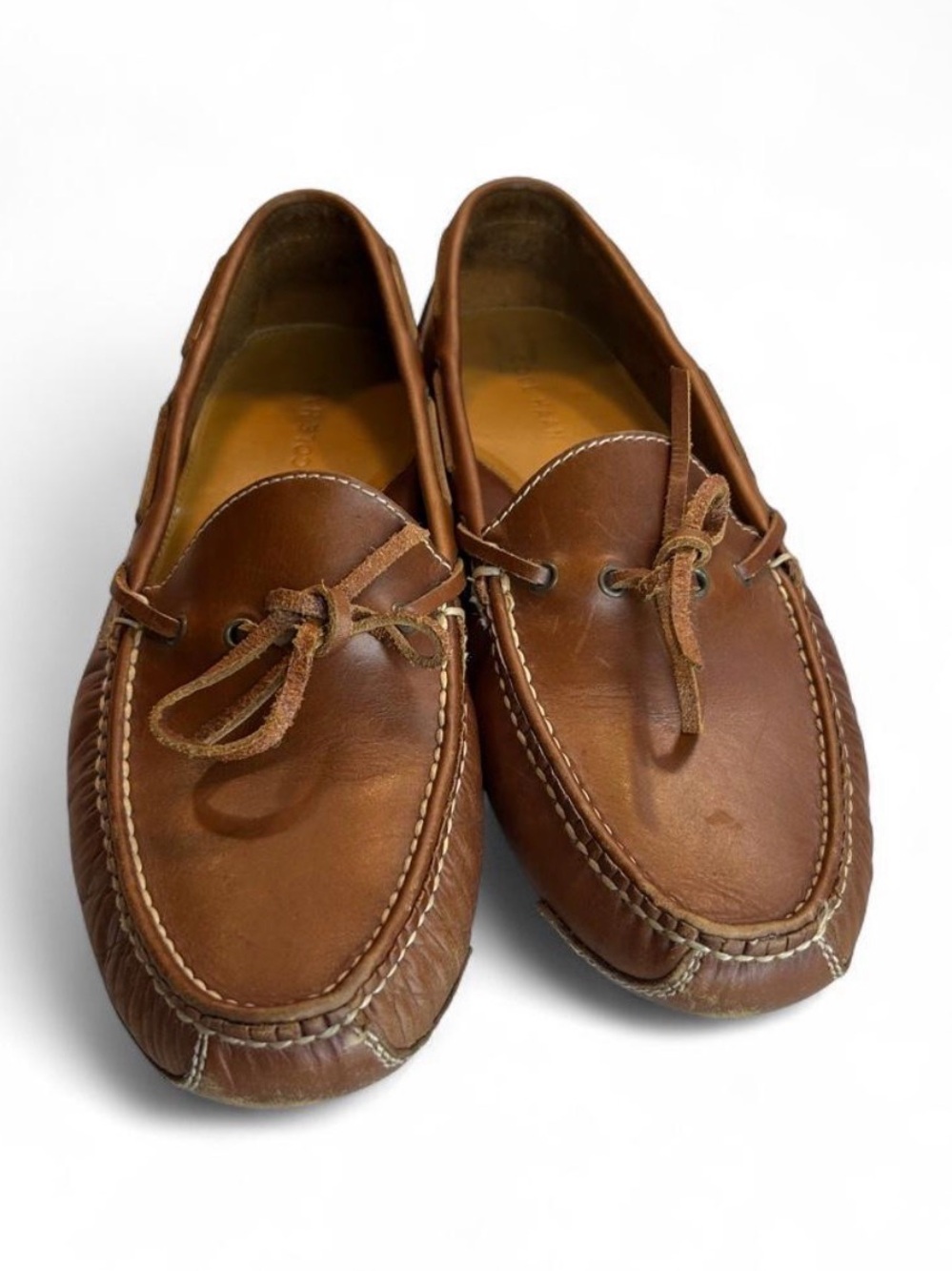 Cole Haan Brown Leather Boat Shoes